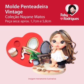 Molde de silicone Penteadeira Vintage - Nayane Matos