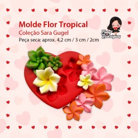 Molde Flor Tropical