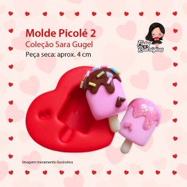 Molde De Silicone Picolé 2 - Sarajoara