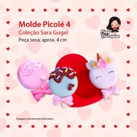 Molde De Silicone  Picolé 4 - Sarajoara