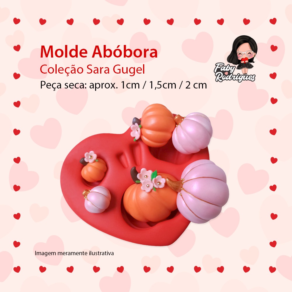 Molde De Silicone Abóbora