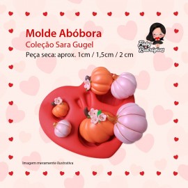 Molde De Silicone Abóbora