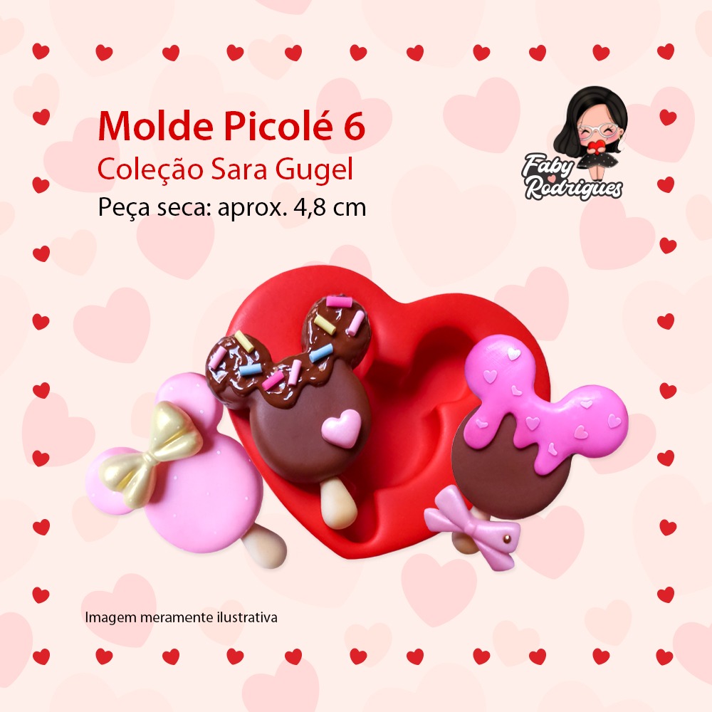 Molde De Silicone Picolé 6 - Sarajoara