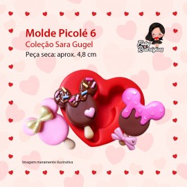 Molde De Silicone Picolé 6 - Sarajoara