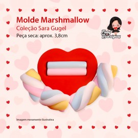 Molde de silicone Marshmallow - Sarajoara