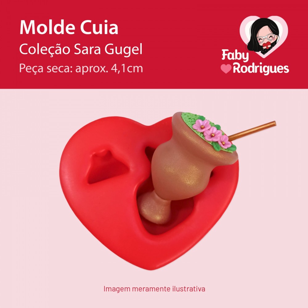 Molde De Silicone Cuia - Sarajoara