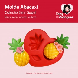 Molde De Silicone Abacaxi - Sarajoara