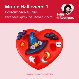 Molde De Silicone Halloween 1 - Sarajoara