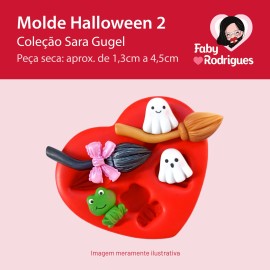 Molde De Silicone Halloween 2 - Sarajoara