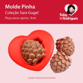 Molde De Silicone Pinha - Sarajoara