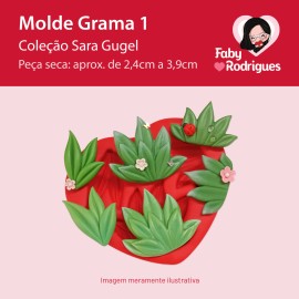 Molde De Silicone Grama 1 - Sarajoara