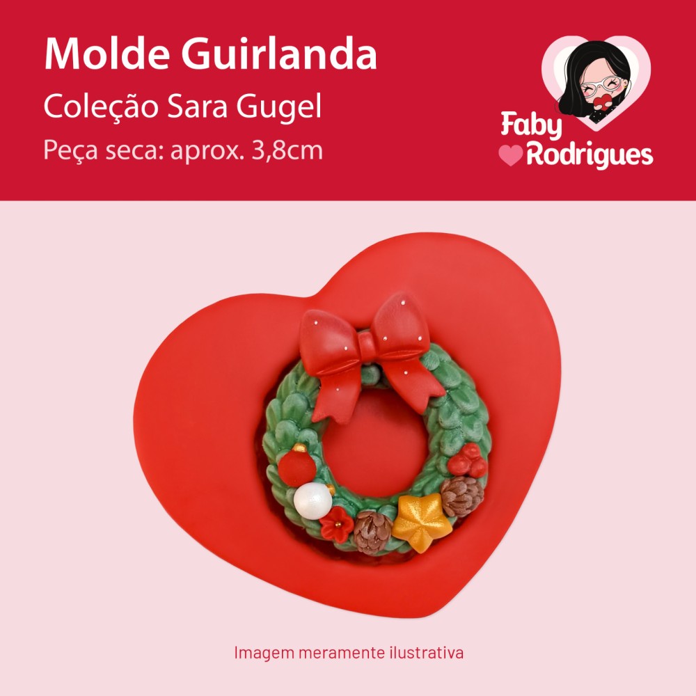 Molde De Silicone Guirlanda - Sarajoara