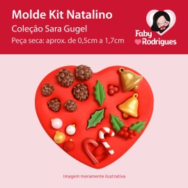 Molde De Silicone Kit Natalino - Sarajoara