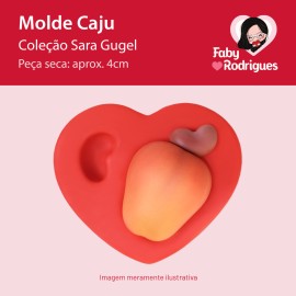 Molde De Silicone Caju - Sarajoara