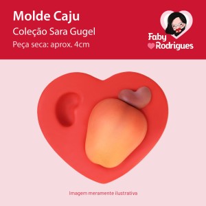 Molde De Silicone Caju - Sarajoara