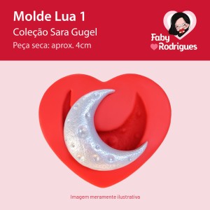 Molde De Silicone Lua 1 - Sarajoara