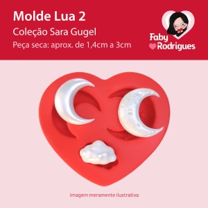 Molde De Silicone Lua 2 - Sarajoara