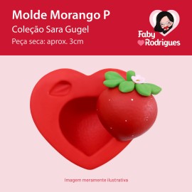 Molde De Silicone Morango P - Sarajoara