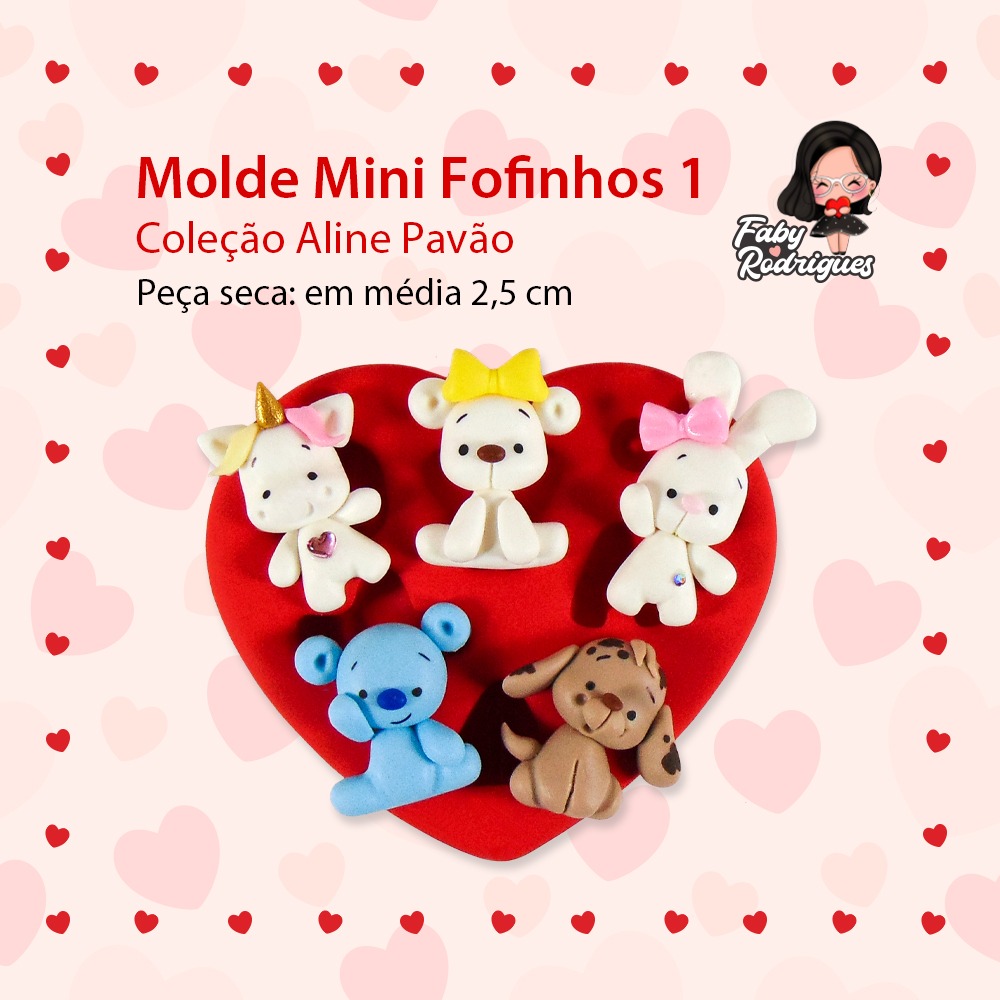 Molde Mini Fofinhos 2