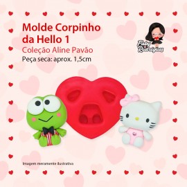 Molde De Silicone Corpinho da Hello 1 - ALINE PAVÃO