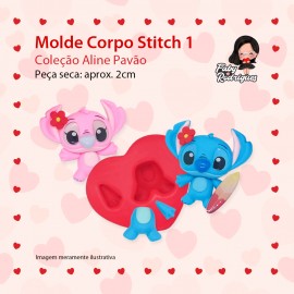 Molde de silicone Corpo Stitch 1 - Aline Pavão