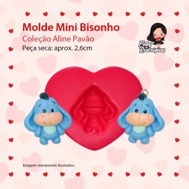 Molde de silicone Mini Bisonho - Aline Pavão