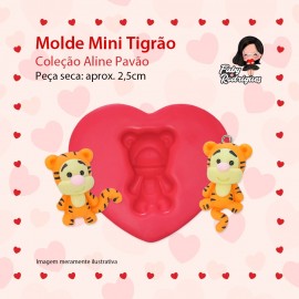 Molde de silicone Mini Tigrão - Aline Pavão