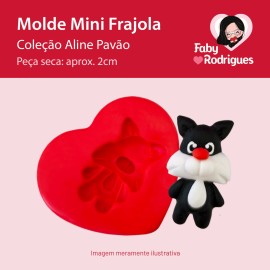 Molde de silicone Mini Frajola - Aline Pavão