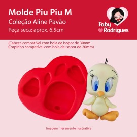 Molde de silicone Piu Piu M - Aline Pavão