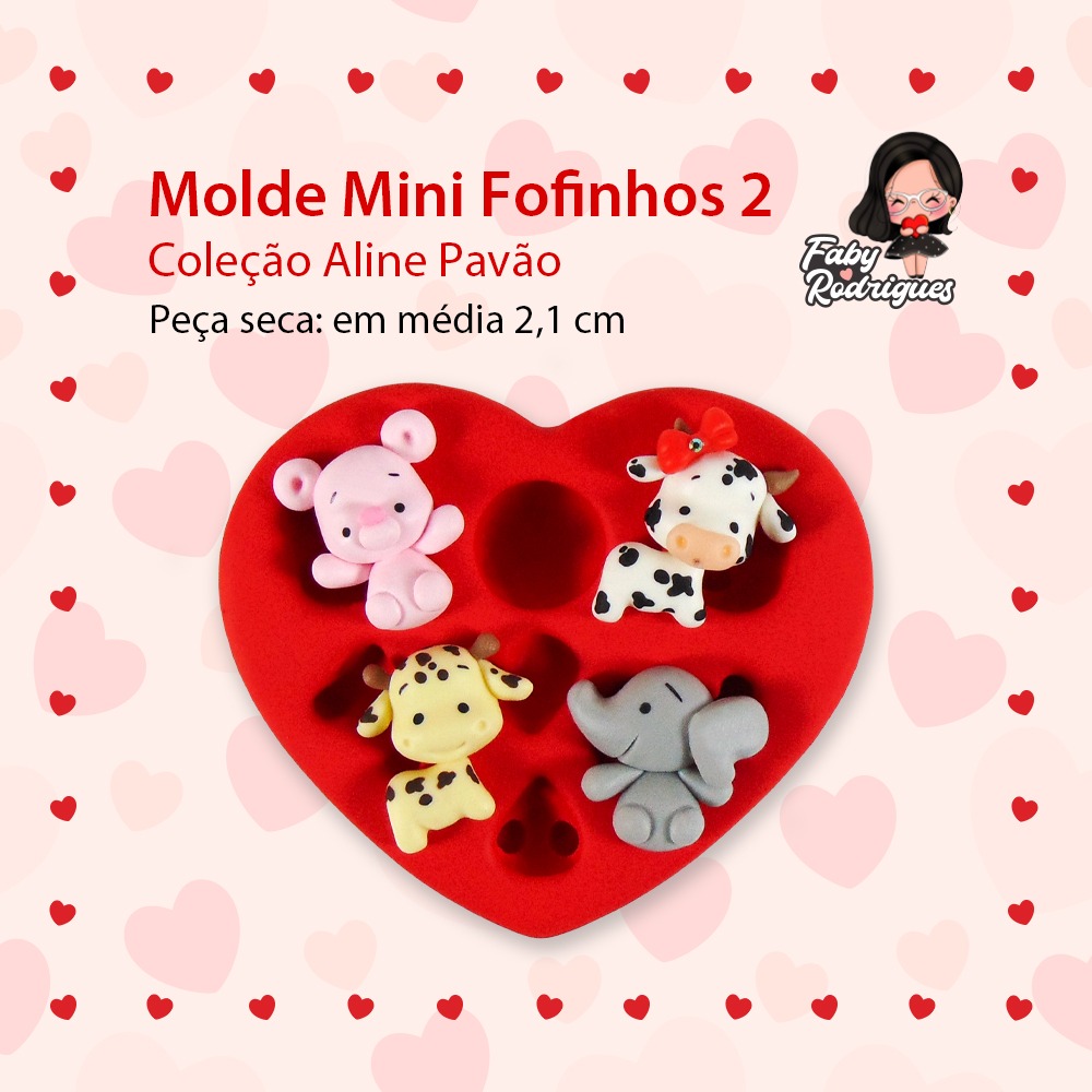 Molde Mini Fofinhos 2