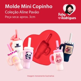 Molde de Silicone Mini Copinho - Aline Pavão