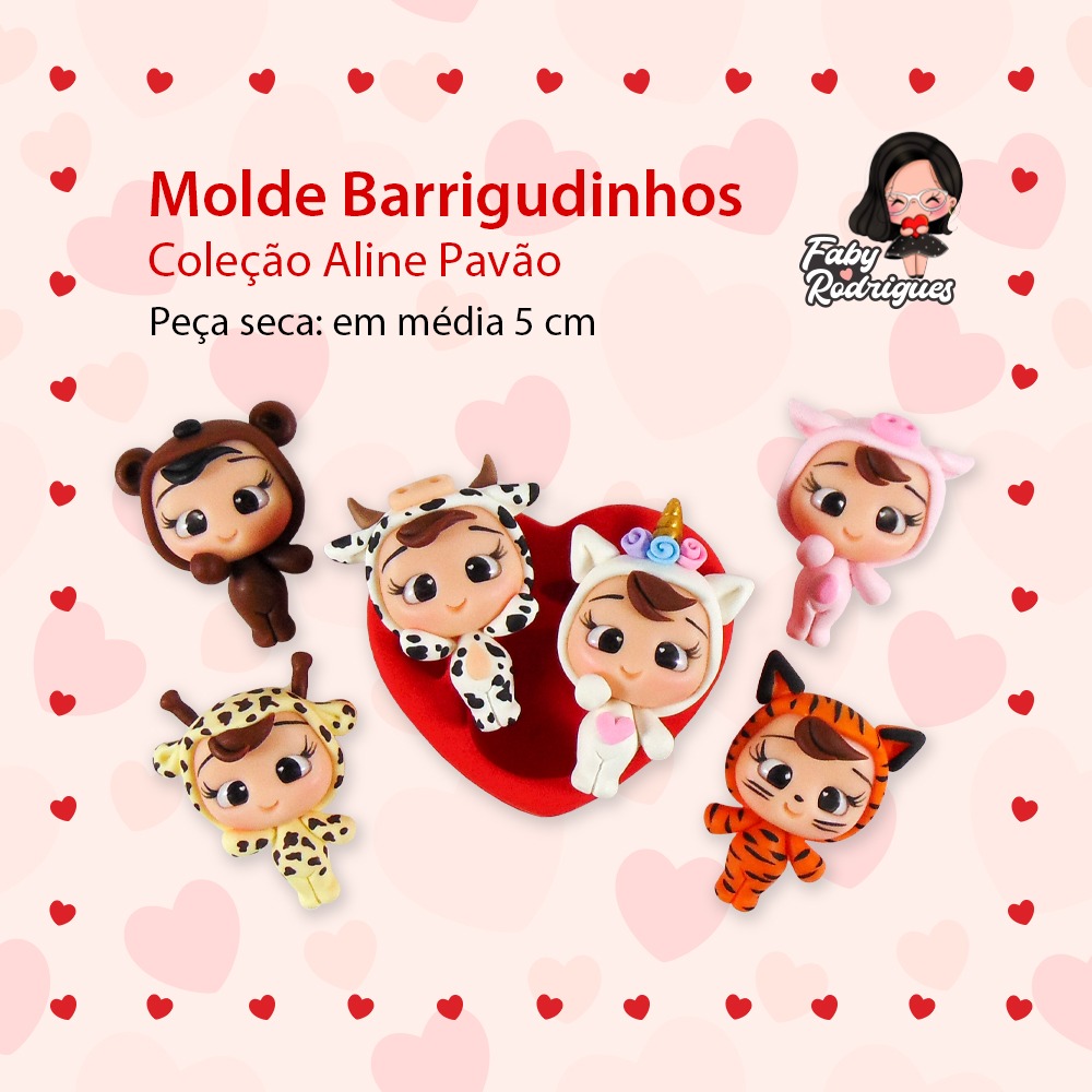 Molde Molde Barrigudinhos