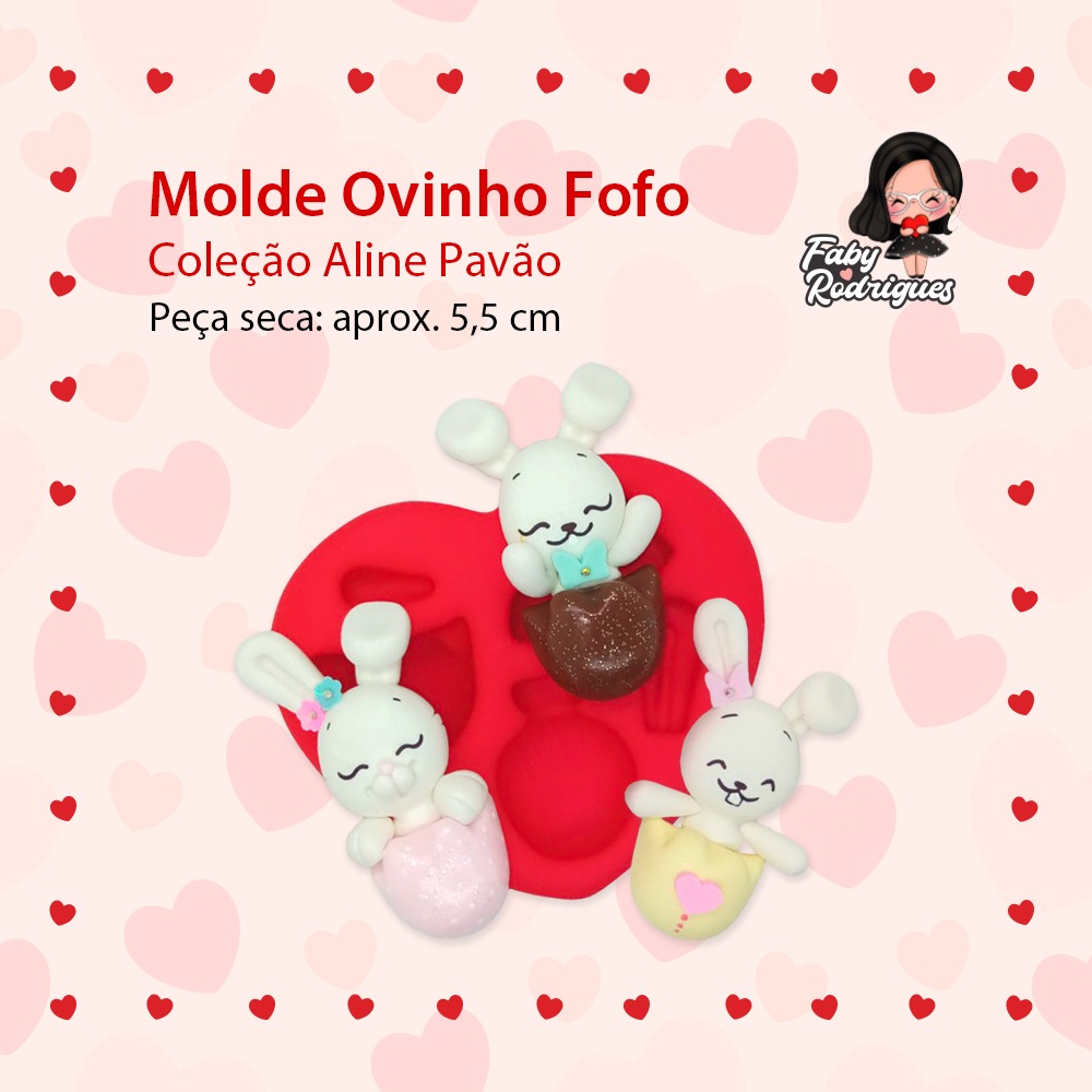 Molde Ovinho Fofo