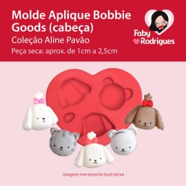 Molde de Silicone Aplique Bobbie Goods (Cabeça) - Aline Pavão