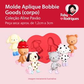 Molde de Silicone Aplique Bobbie Goods (Corpo) - Aline Pavão