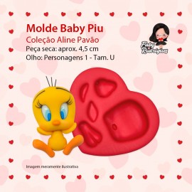 Molde De Silicone Baby Piu - Aline Pavão