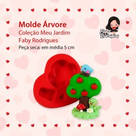 Molde de Silicone Árvore - Faby Rodrigues