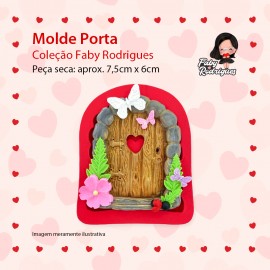 Molde De Silicone Porta - FABY RODRIGUES