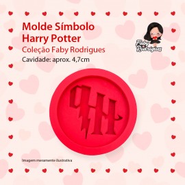 Molde De Silicone Símbolo Harry Potter - FABY RODRIGUES