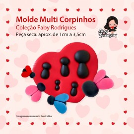 Molde De Silicone Multi Corpinhos  - FABY RODRIGUES