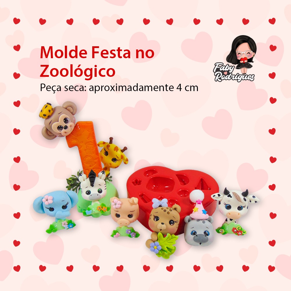 Molde Festa no zoologico