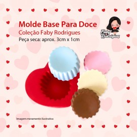 Molde De Silicone Base Para Doce - Faby Rodrigues