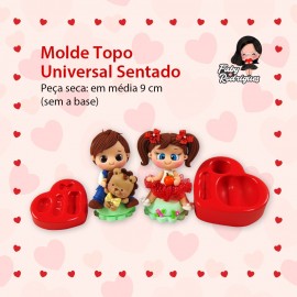 Molde Topo Universal Sentado