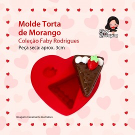 Molde De Silicone Torta De Morango - Faby Rodrigues