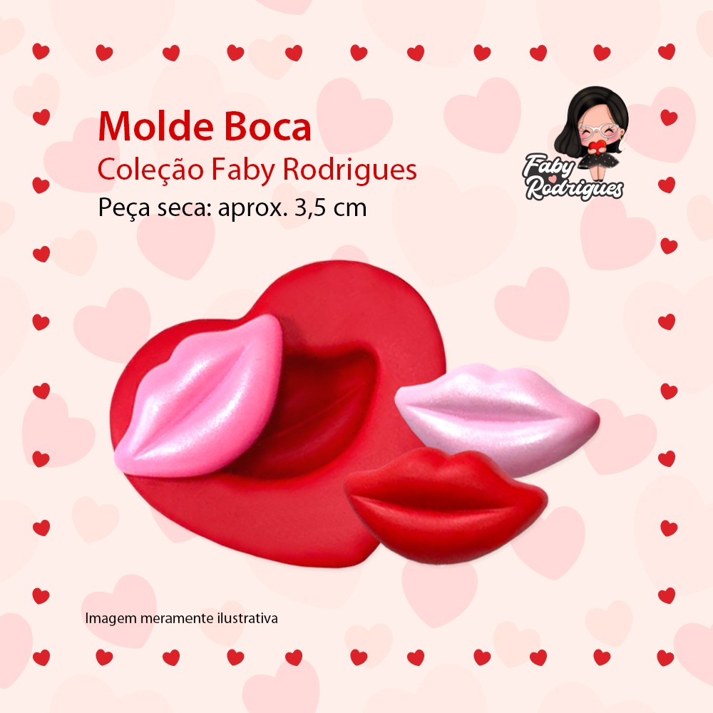 Molde De Silicone Boca