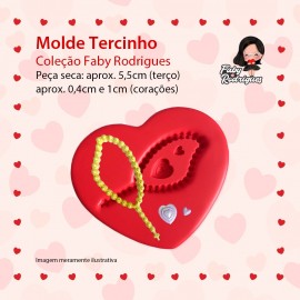 Molde de Silicone Tercinho - Faby Rodrigues