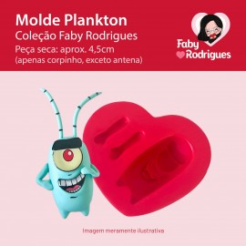 Molde de Silicone Plankton - Faby Rodrigues