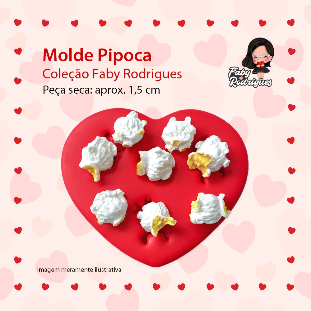 Molde De Silicone Pipoca