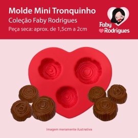 Molde de Silicone Mini Tronquinho - Faby Rodrigues