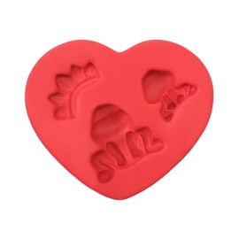 Molde de Silicone Miniaturas para Tiana - Faby Rodrigues
